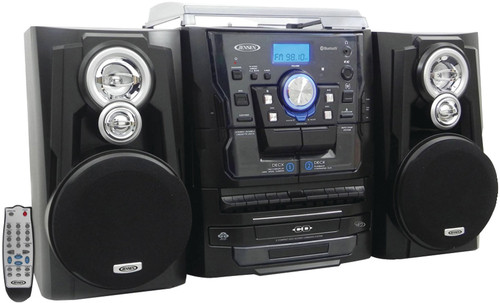 JENSEN JMC1250 BT TT MUSIC ENT SYS CD CAS AM/ FM BK