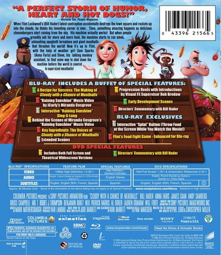 Cloudy With A Chance Of Meatballs [Movie] - Cloudy With a Chance of Meatballs