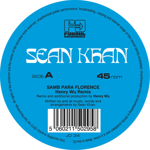 Sean Khan - Samba Para Florence / Things To Say (remixes)