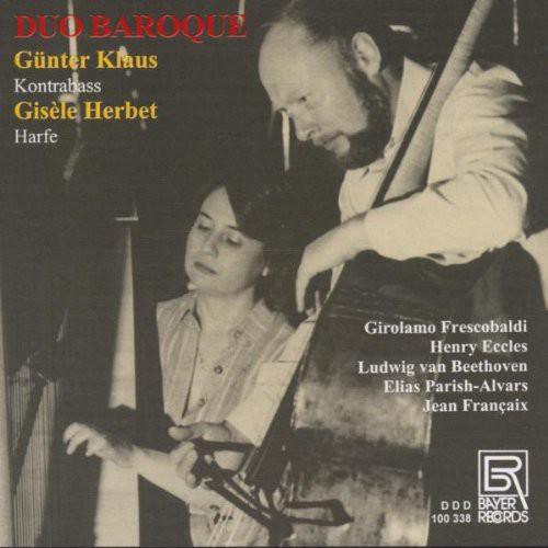 Duo Baroque: Works for Double Bass & Harp /  Various