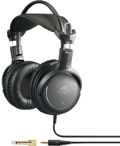 Jvc Harx900Full-Size Around Ear Headphone with Hq - Jvc Harx900 Premium Audio Full-size Around Ear Headphone With HQ Dynamic Sound 50mm Neodymium Driver (Black)
