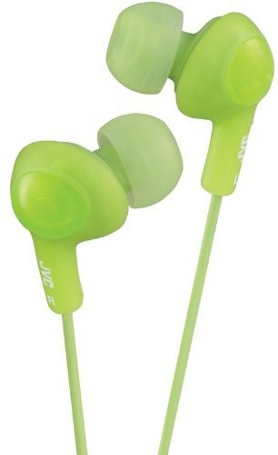 Jvc Hafr6G Gumy Plus Earbuds Mic Remote Green - JVC HAFR6G GUMY Plus Earbuds With Microphone & In-line Remote (Green)